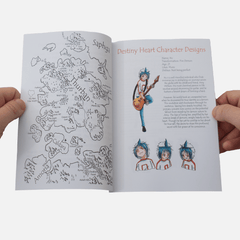 Destiny Heart Manga Vol.4 Paperback | Destiny Heart Vol.4 Character Design and Map