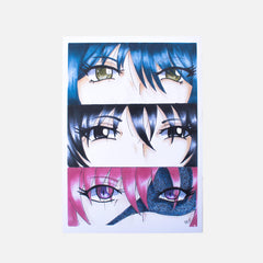 Girl's Eyes Poster - Poster - Molly Manga Designs