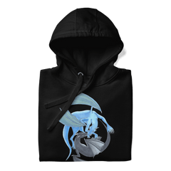 Storm & Luxris' Dragons Hoodie | Unisex | Black - Hoodie - Molly Manga Designs