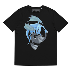 Storm & Luxris' Dragons T-Shirt | Unisex | Black - T-Shirt - Molly Manga Designs