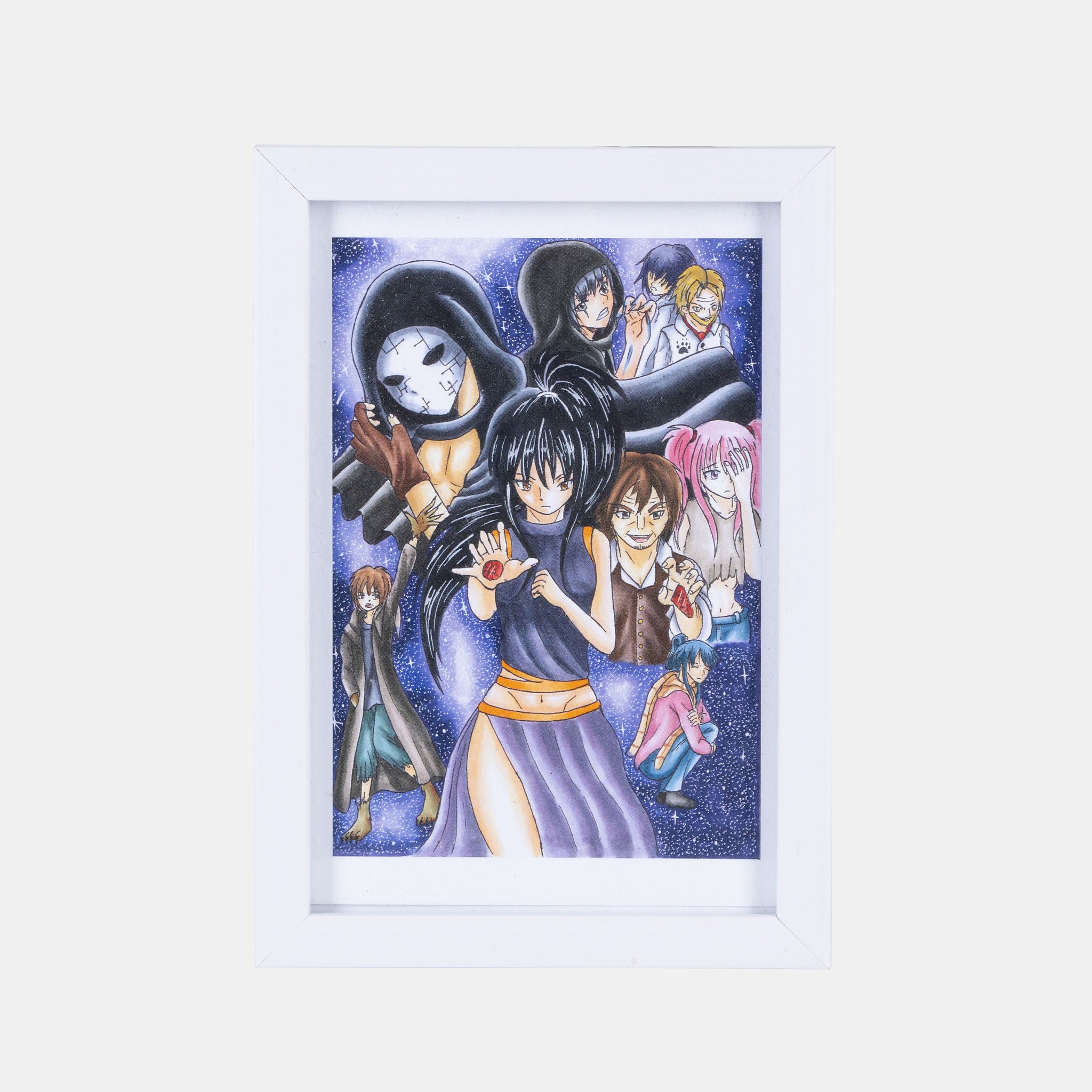 Destiny Heart Book Cover Small Framed Print - Framed print - Molly Manga Designs