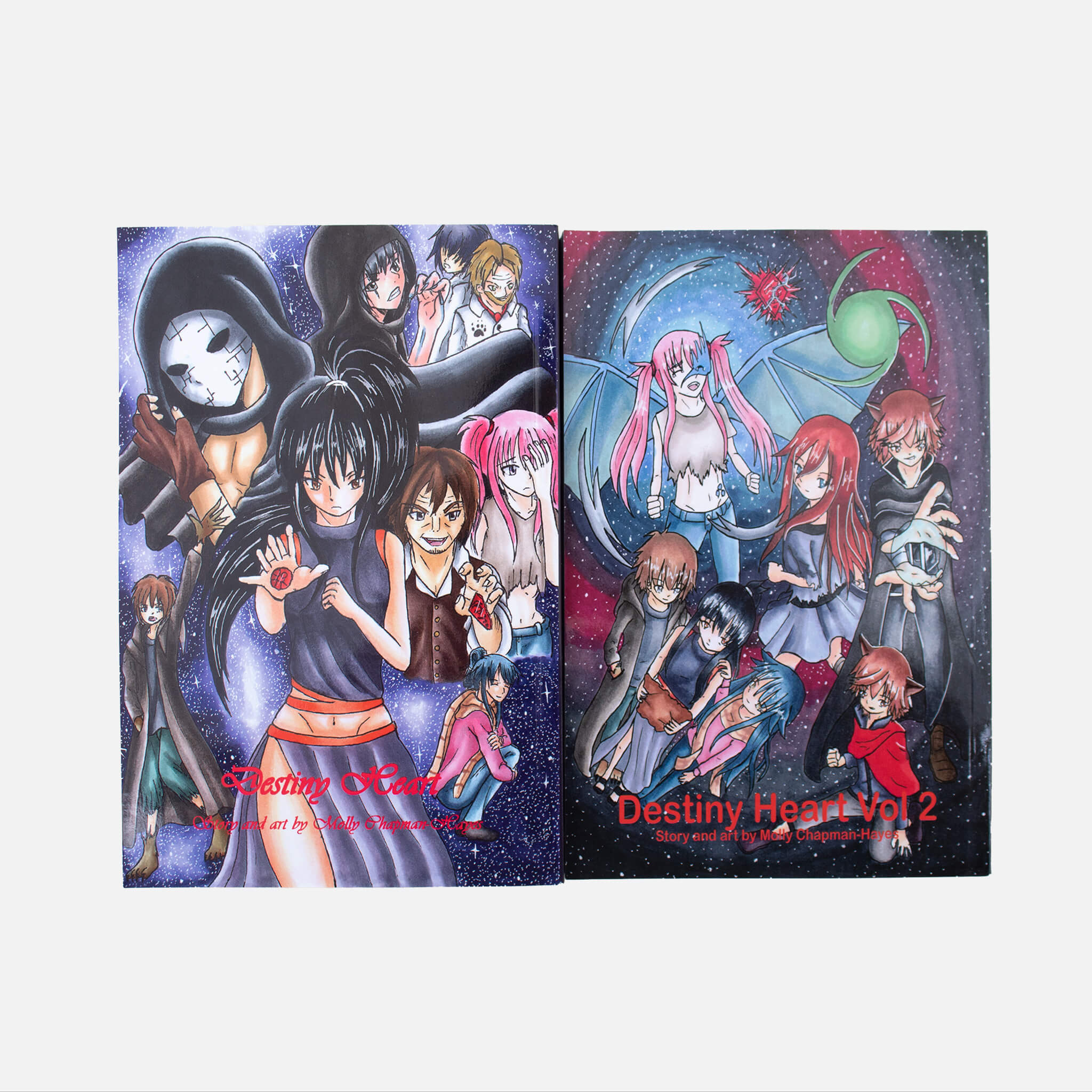 Destiny Heart Manga Twin Pack Paperback Front covers