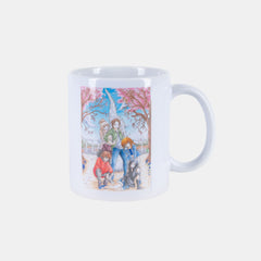 Destiny Heart Echo's Gang Manga Ceramic Coffee Mug - Unique Anime-Inspired Cup for Manga Lovers front view