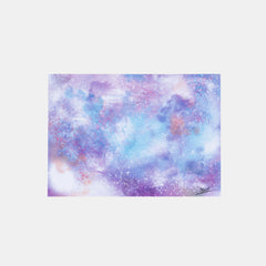 Pastel Burst Digital Galaxy A6 Greetings Card Front View