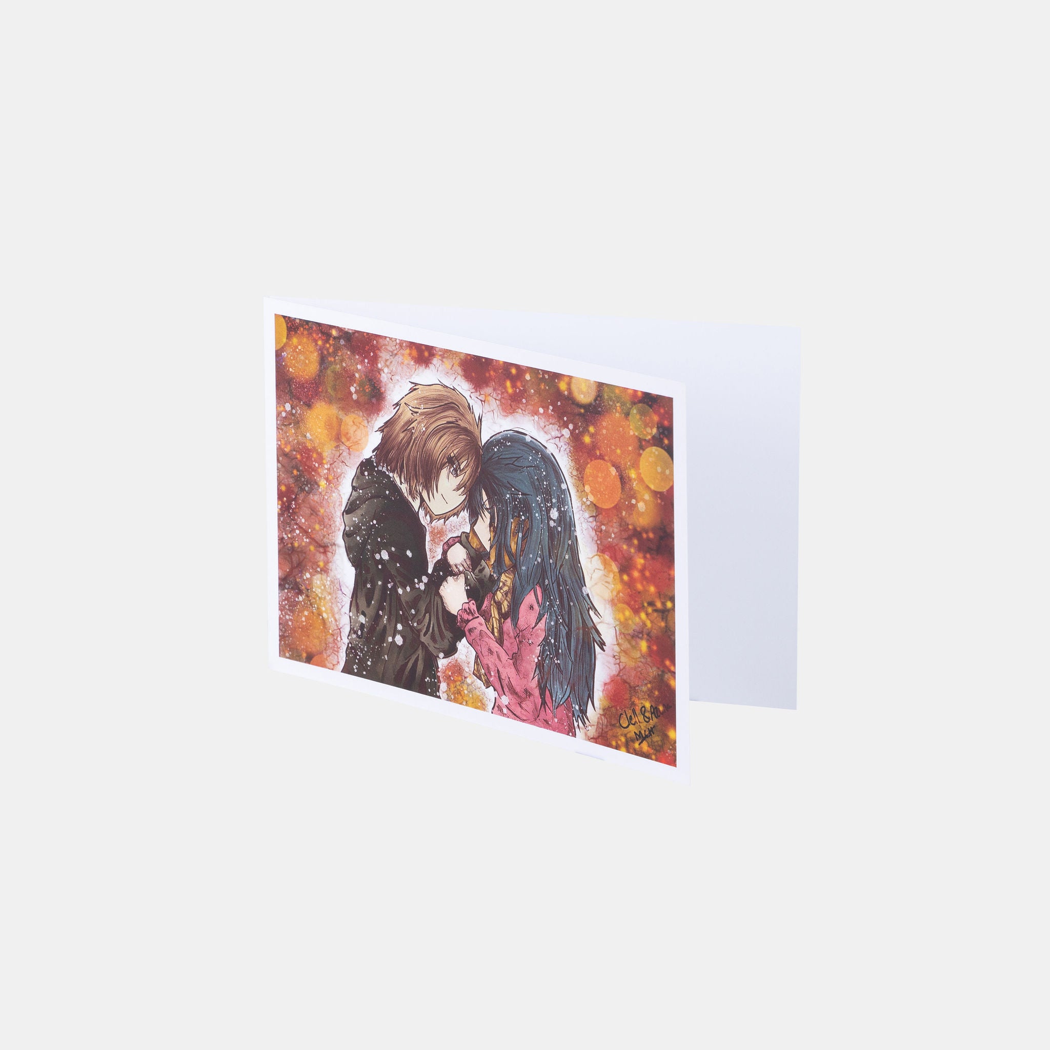 Young Love A6 Greetings Card Side View